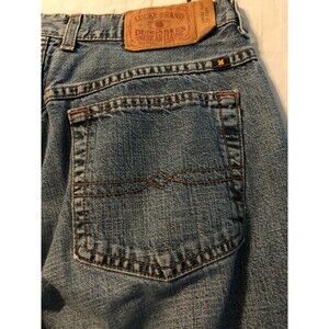 Lucky Brand Women's Jeans Low Rise East Fit Flare Leg Distressed Size 4 X 31